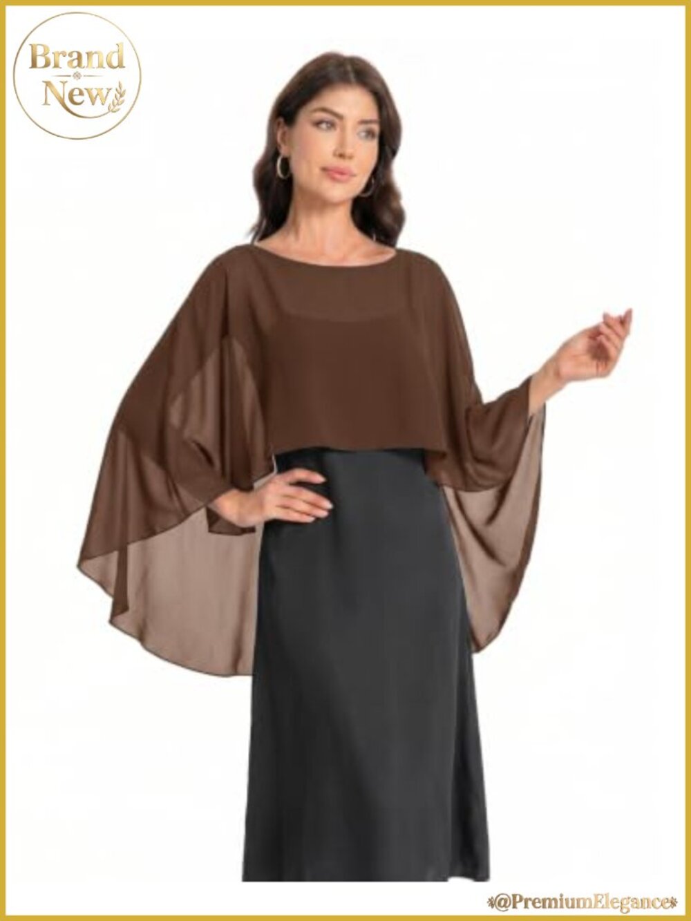 Chiffon Cape Shawl Wrap Evening Dress Wedding Coverup